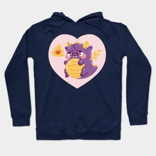 Cute Chonky Dragon Art Hoodie